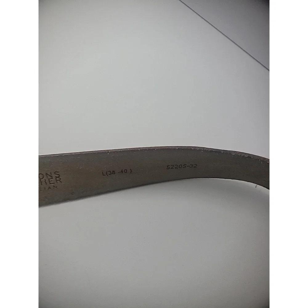 Vintage Wilsons Leather Genuine Julian Men Belt Double Prong L Large‎ 38-40 Brn